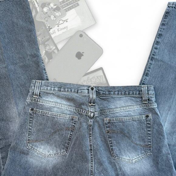 Gray y2k Baggy DKNY Denim Jeans - Picture 4 of 7